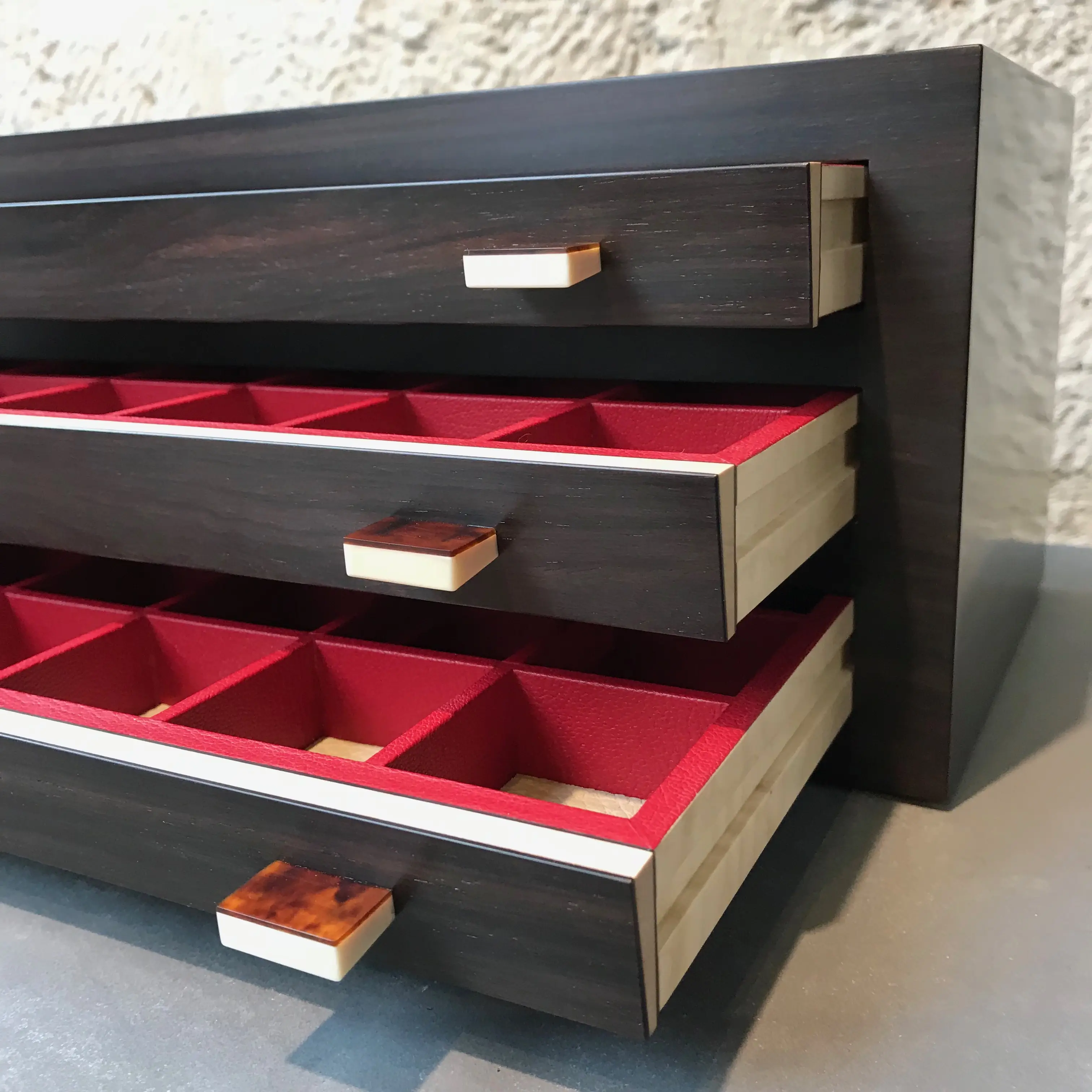 Boîte à boutons de manchettes