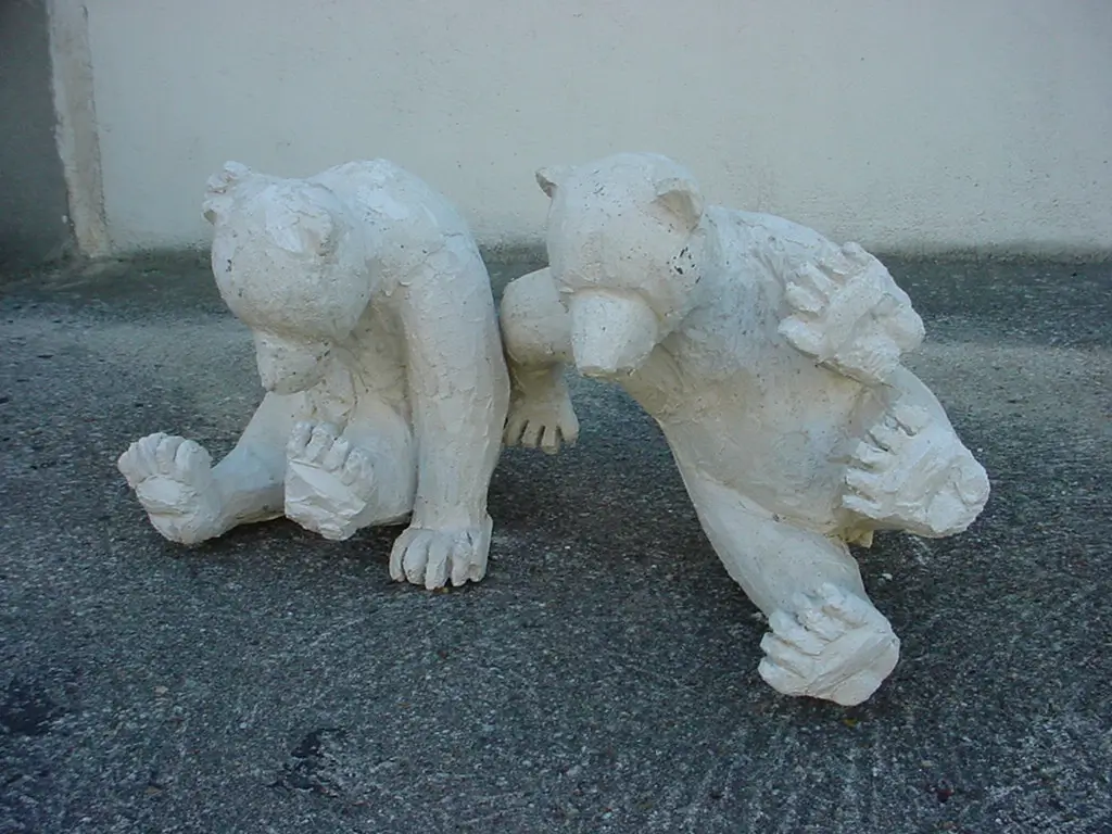 Projet de sculptures pour un piètement de table basse, en béton.