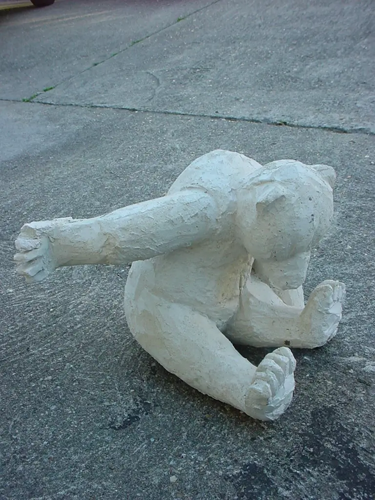Projet de sculptures pour un piètement de table basse, en béton.